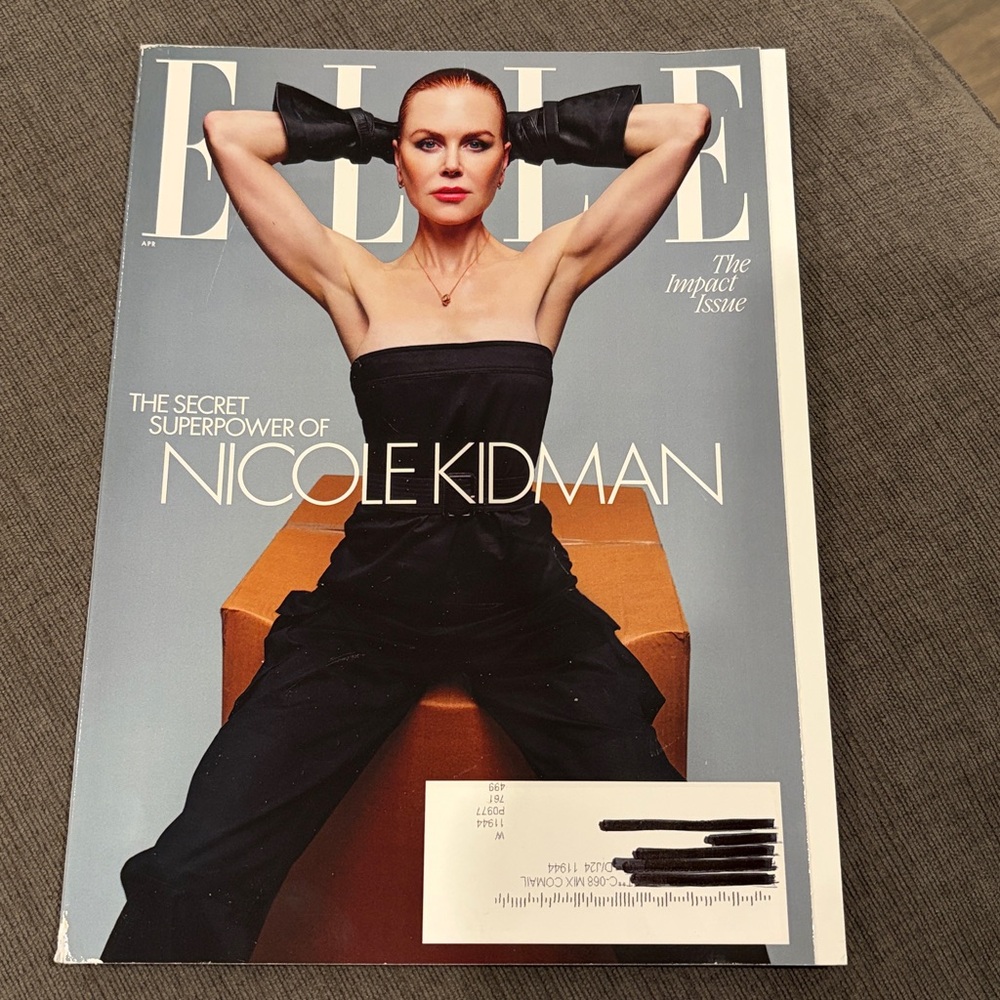 Elle Magazine - April 2024 - Nicole Kidman - Never Read!! fashion magazines